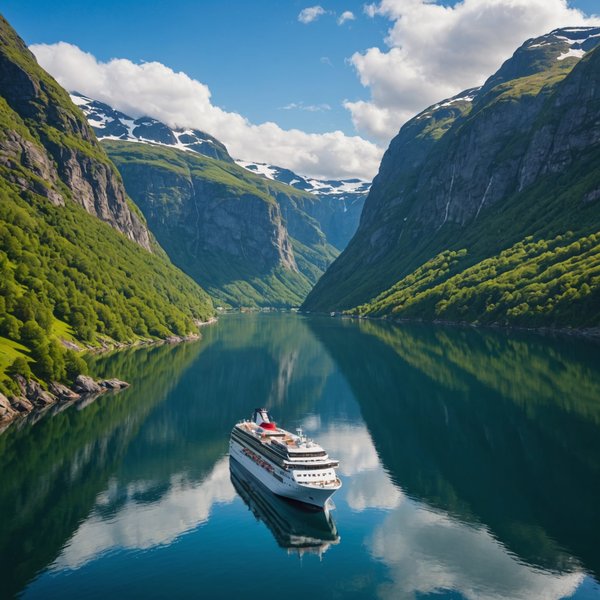 Quelle croisière propose des excursions pour découvrir les fjords cachés en Norvège?